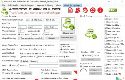 网页转安卓apk的软件: website 版本号是v4.0-颜夕资源网-第12张图片